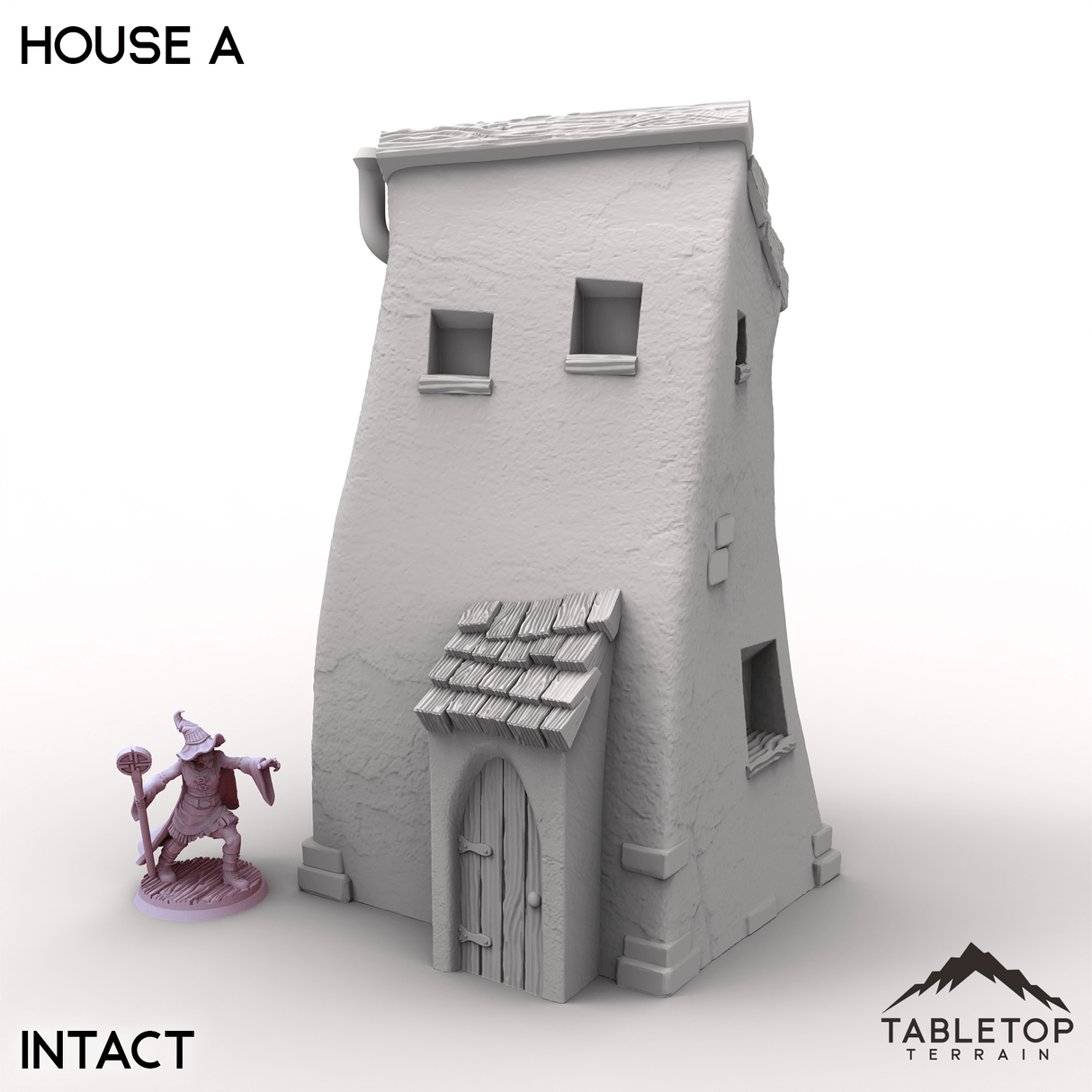Tabletop Terrain Building Intact / 32mm Vexed Village - House A