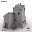 Tabletop Terrain Building Intact / 32mm Vexed Village - House B