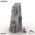 Tabletop Terrain Building Intact / 32mm Vexed Village - House C
