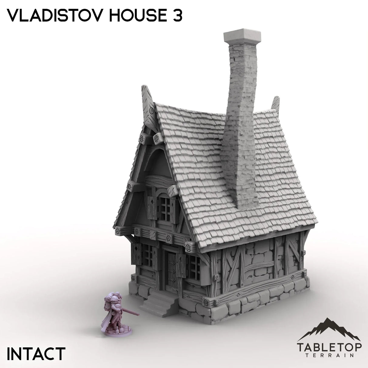 Tabletop Terrain Building Intact / 32mm Vladistov House 3