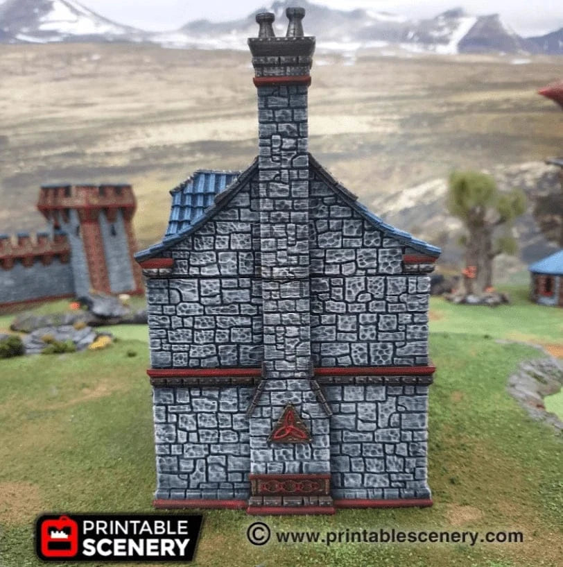 Tabletop Terrain Building Ironhelm Barracks - Dwarven Fantasy Building
