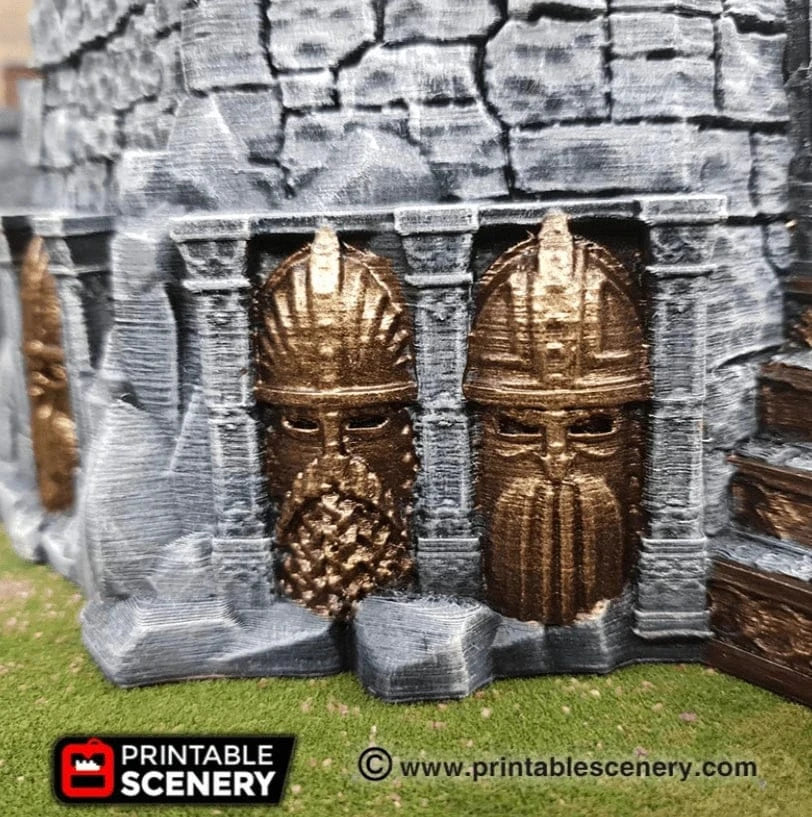 Tabletop Terrain Building Ironhelm Fortress - Dwarven Fantasy Building