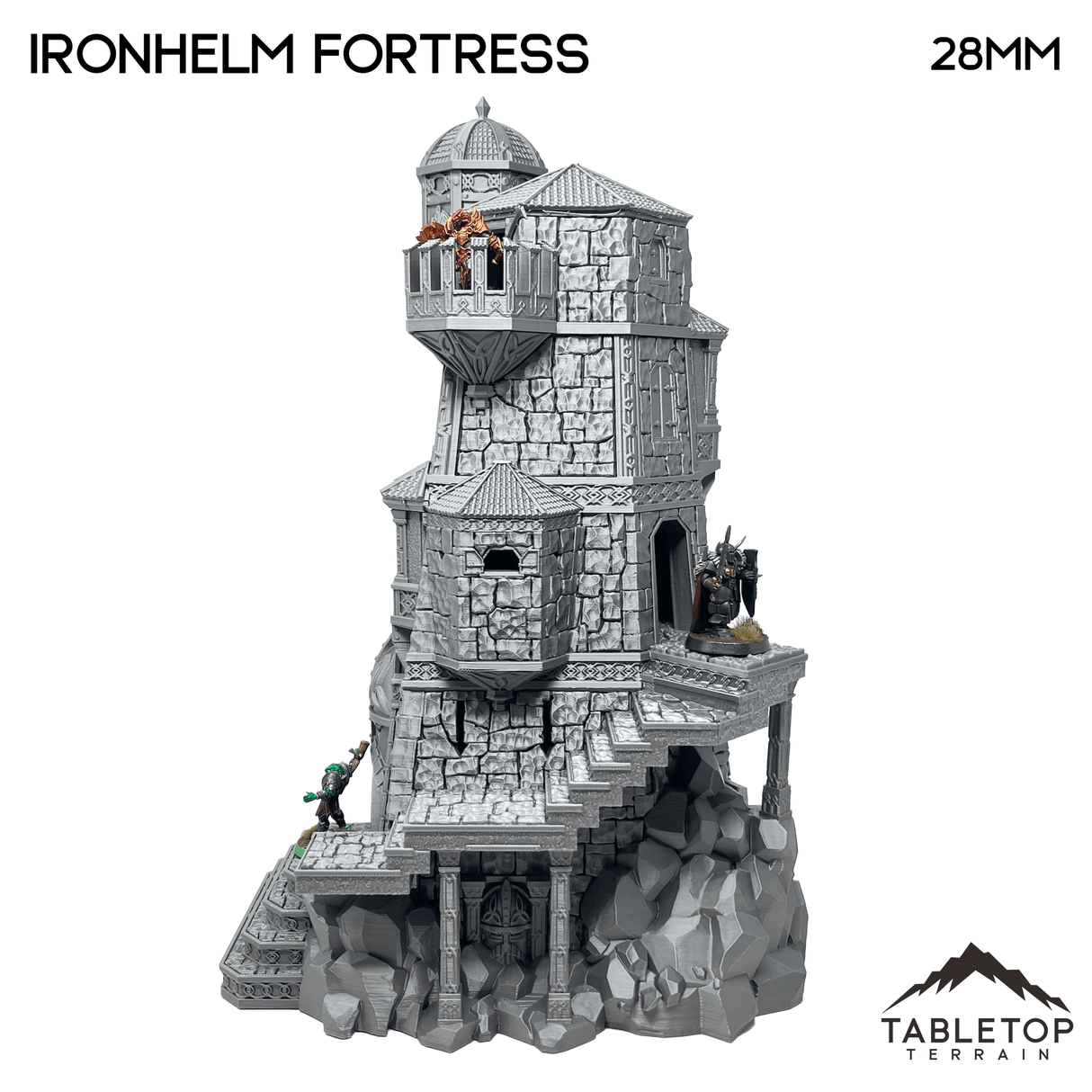 Tabletop Terrain Building Ironhelm Fortress - Dwarven Fantasy Building
