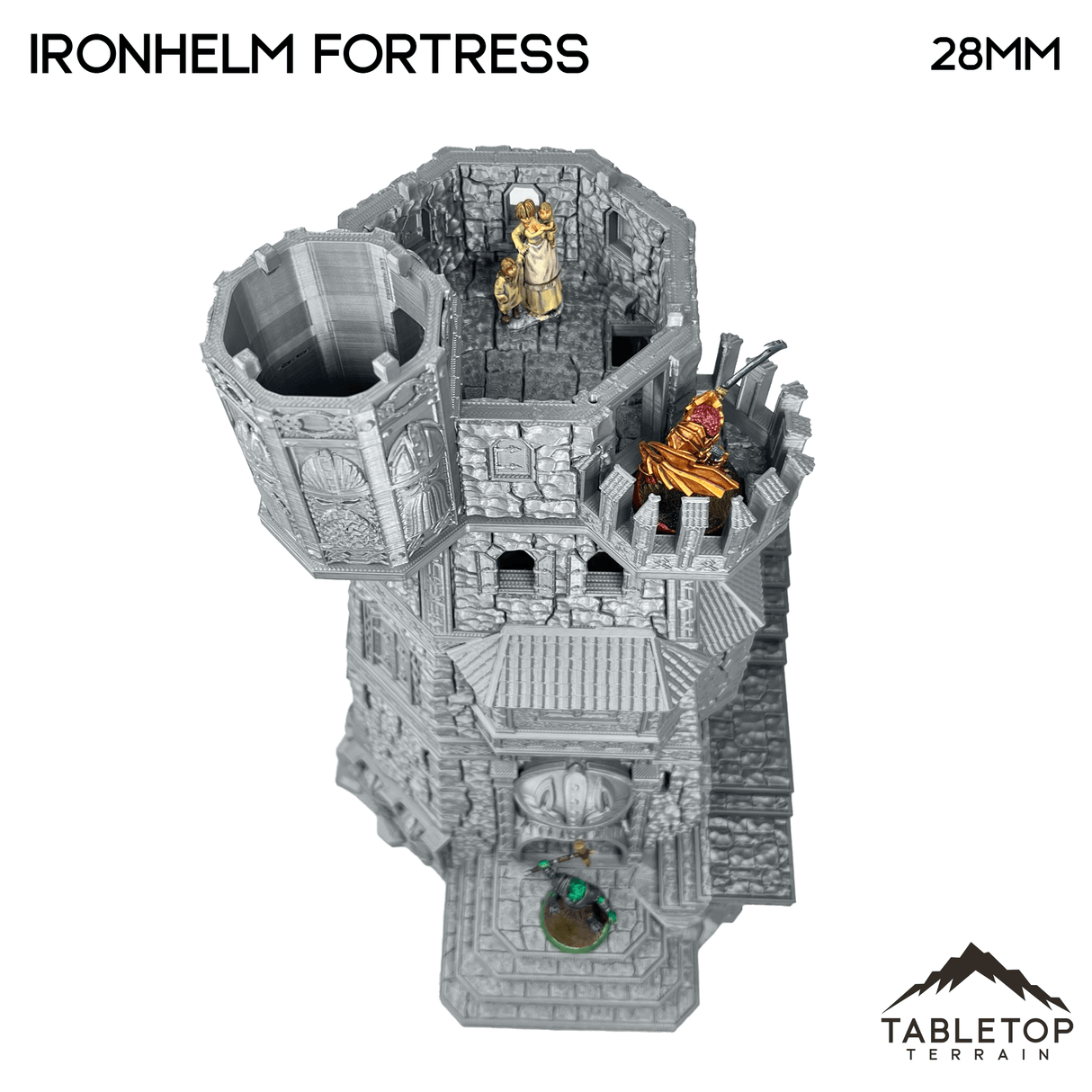 Tabletop Terrain Building Ironhelm Fortress - Dwarven Fantasy Building