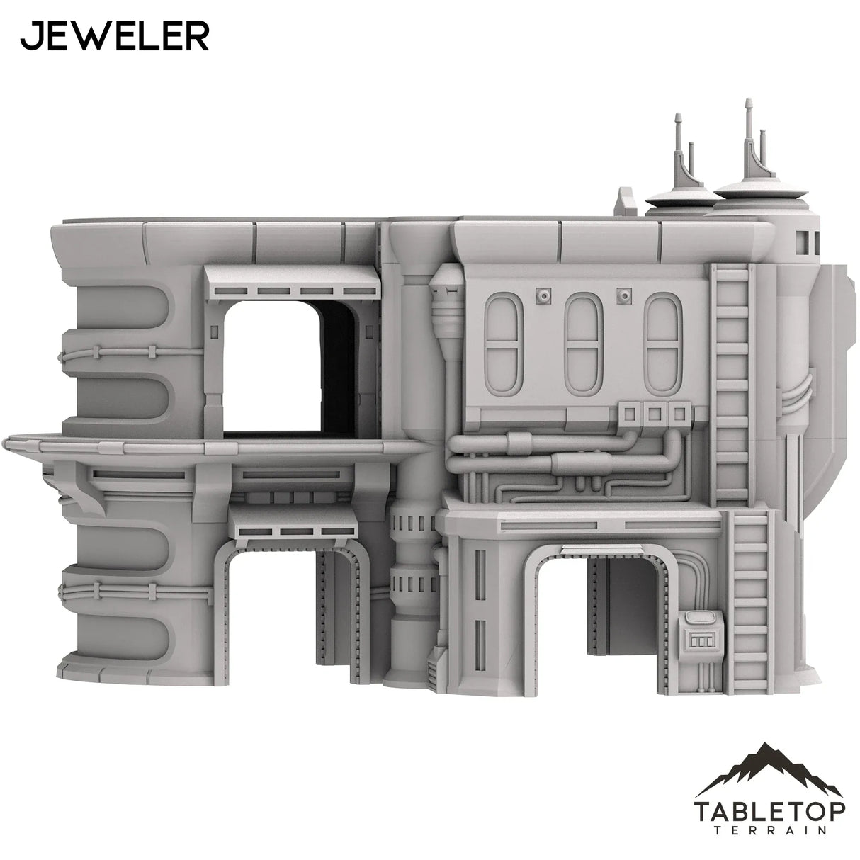 Tabletop Terrain Building Jeweler - Futuristic City