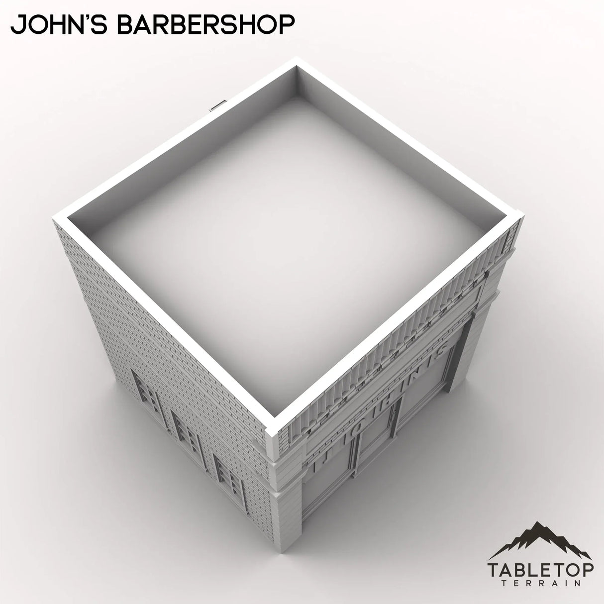 Tabletop Terrain Building John's Barbershop