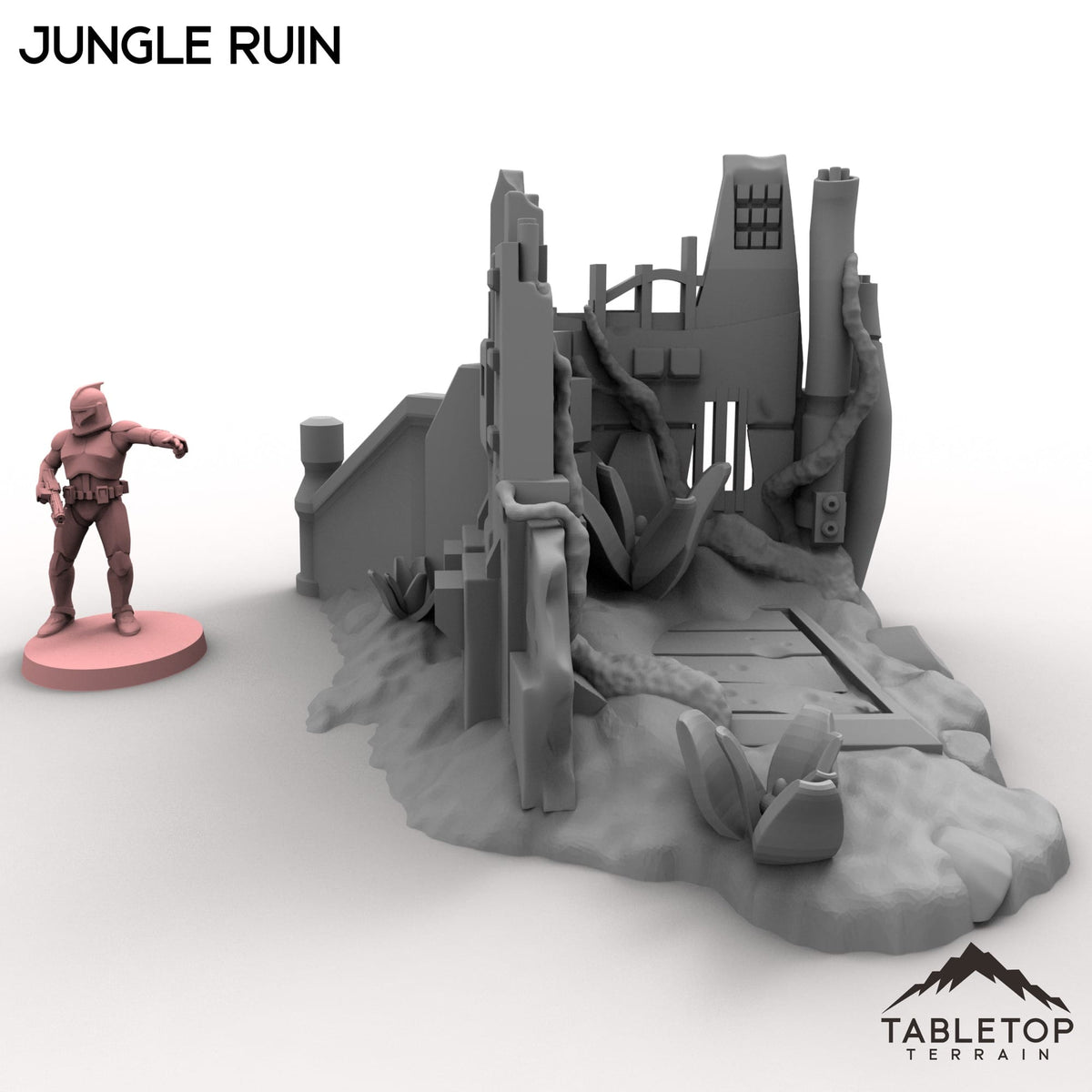 Tabletop Terrain Building Jungle Ruin