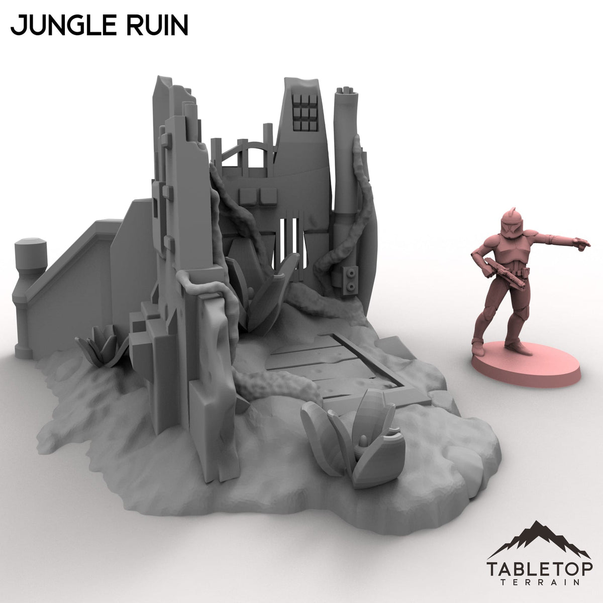 Tabletop Terrain Building Jungle Ruin