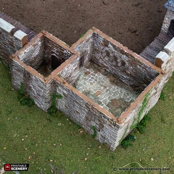 Tabletop Terrain Building King's Quarters - Country & King - Fantasy Historical Building