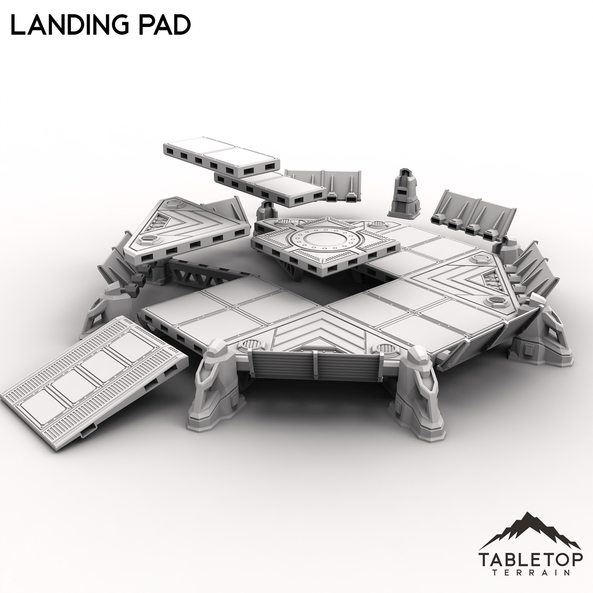 Tabletop Terrain Building Landing Pad