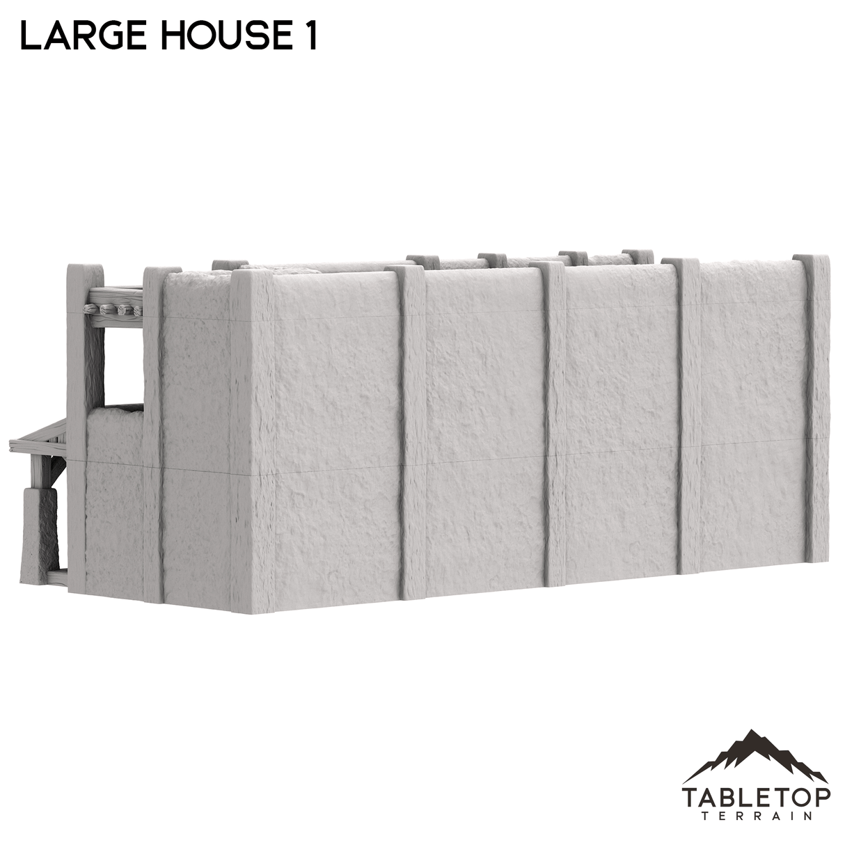 Tabletop Terrain Building Large House 1 - Old Wild Western Rush