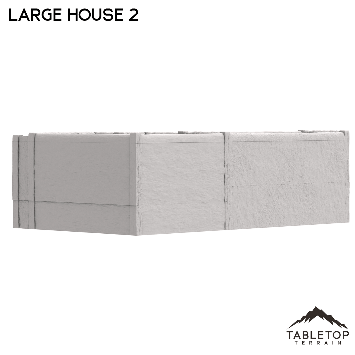 Tabletop Terrain Building Large House 2 - Old Wild Western Rush