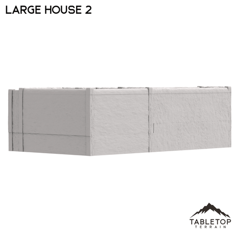 Tabletop Terrain Building Large House 2 - Old Wild Western Rush