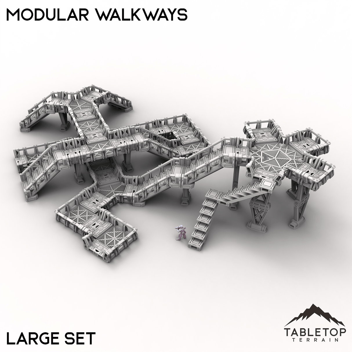Tabletop Terrain Building Large Modular Walkways