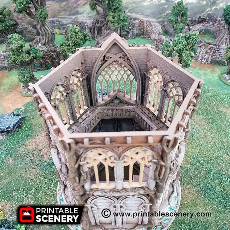 Tabletop Terrain Building Library of Ithillia - Elven Building