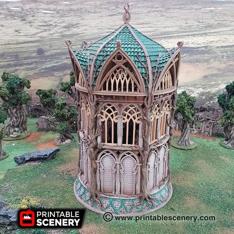 Tabletop Terrain Building Library of Ithillia - Elven Building