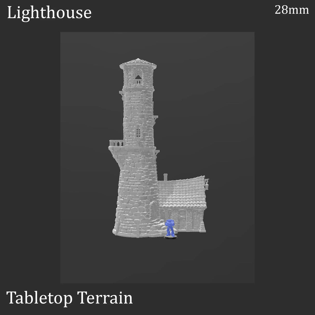 Tabletop Terrain Building Lighthouse - Fantasy Building