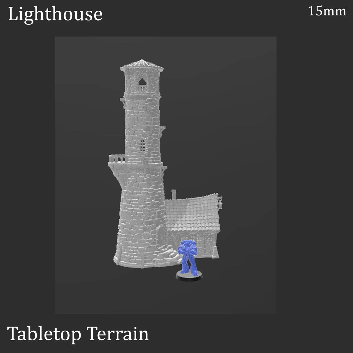 Tabletop Terrain Building Lighthouse - Fantasy Building