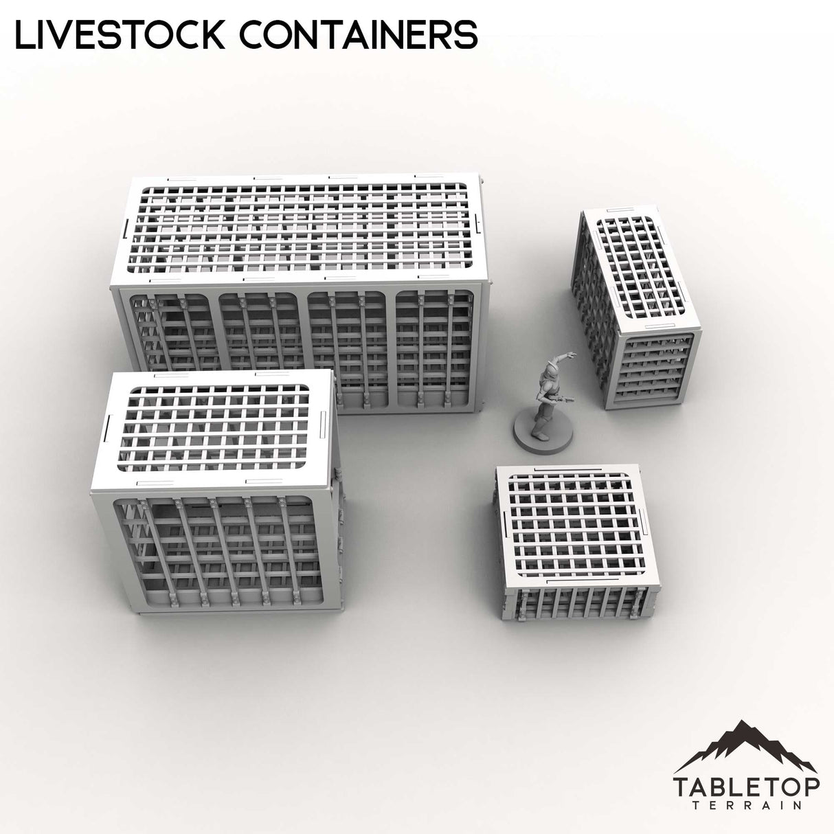 Tabletop Terrain Building Livestock Containers