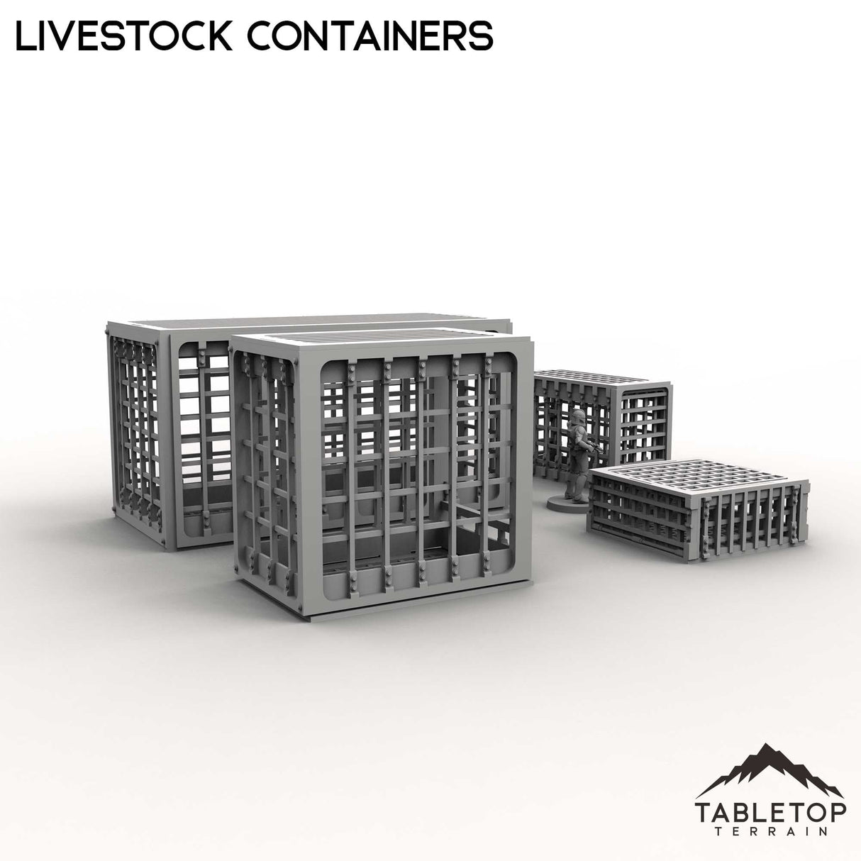 Tabletop Terrain Building Livestock Containers