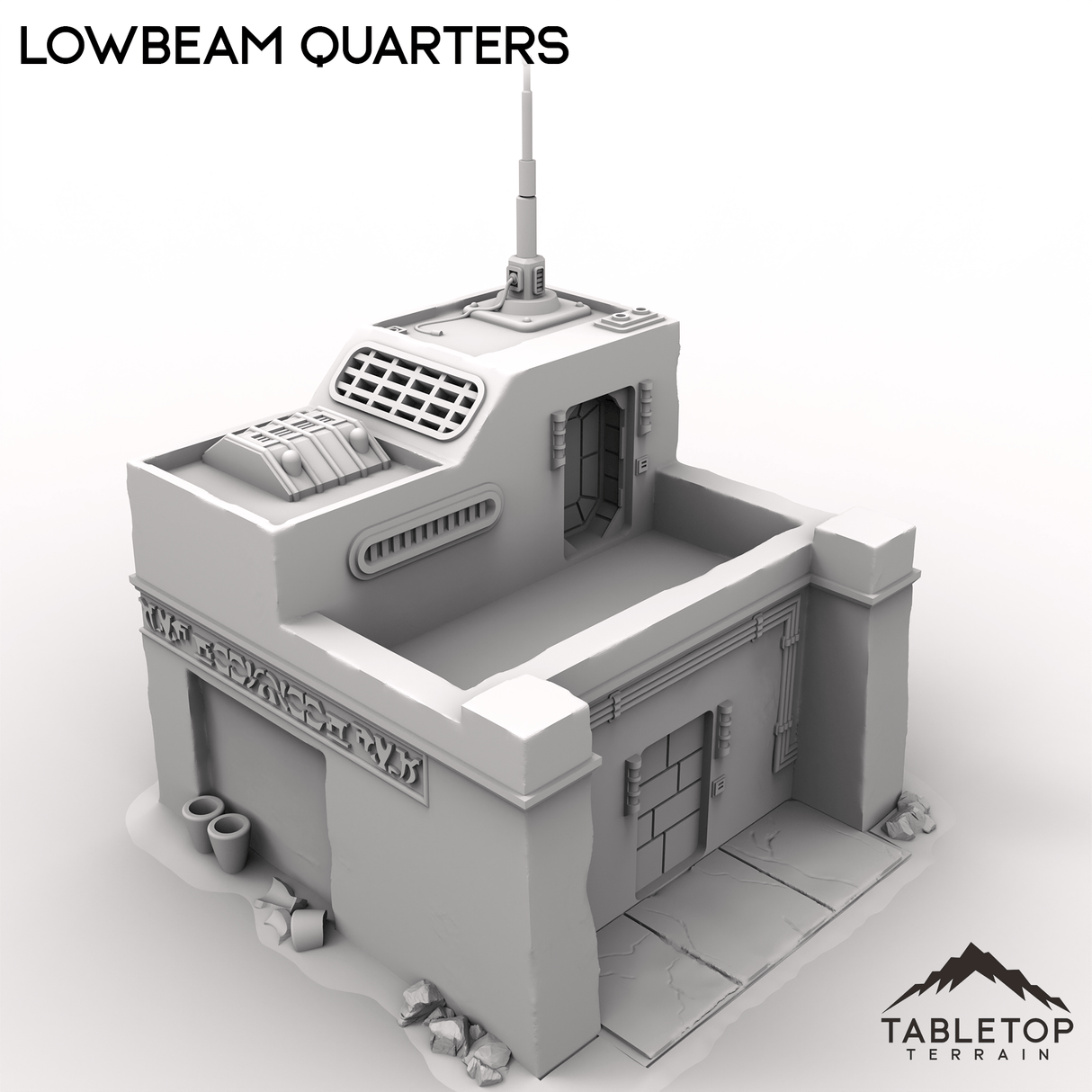 Tabletop Terrain Building Lowbeam Quarters