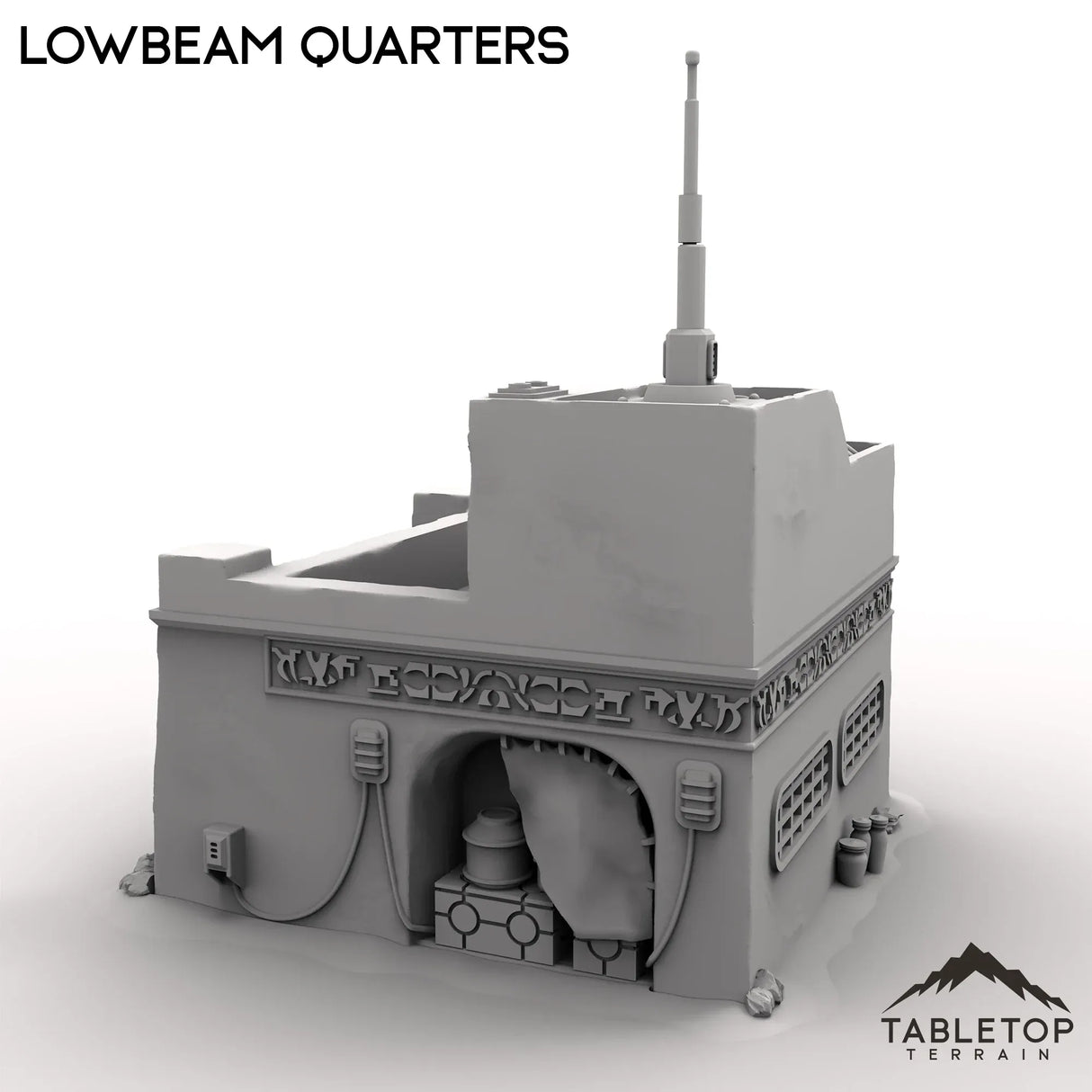 Tabletop Terrain Building Lowbeam Quarters