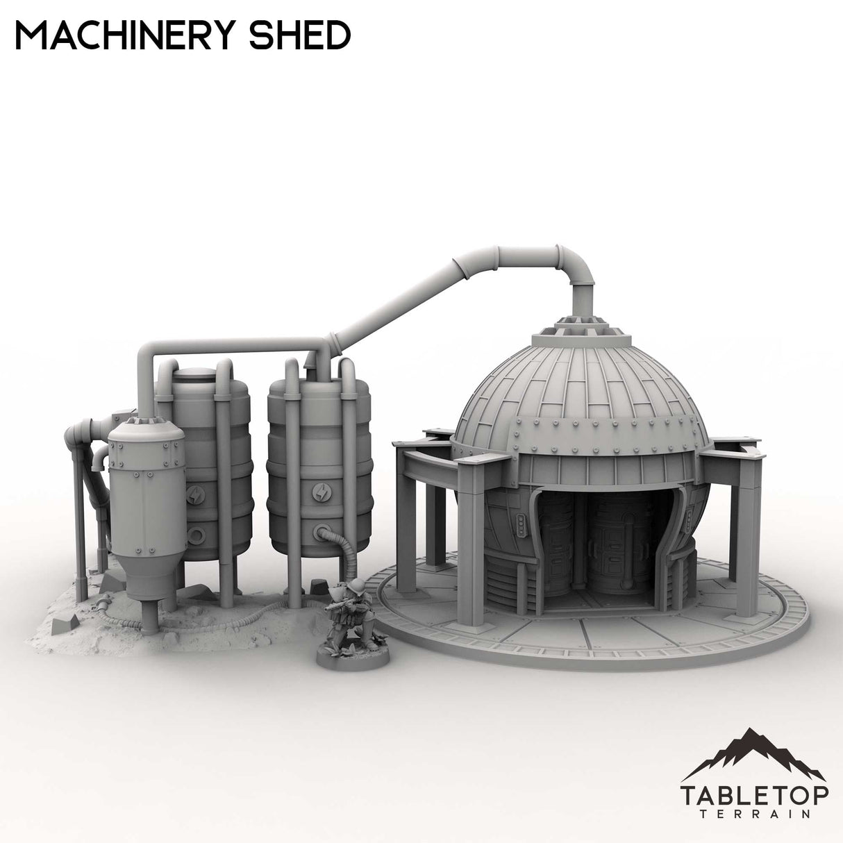 Tabletop Terrain Building Machinery Shed