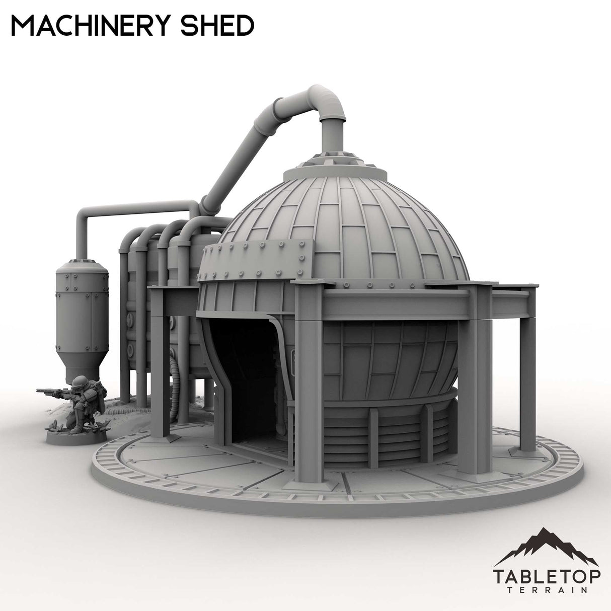 Tabletop Terrain Building Machinery Shed