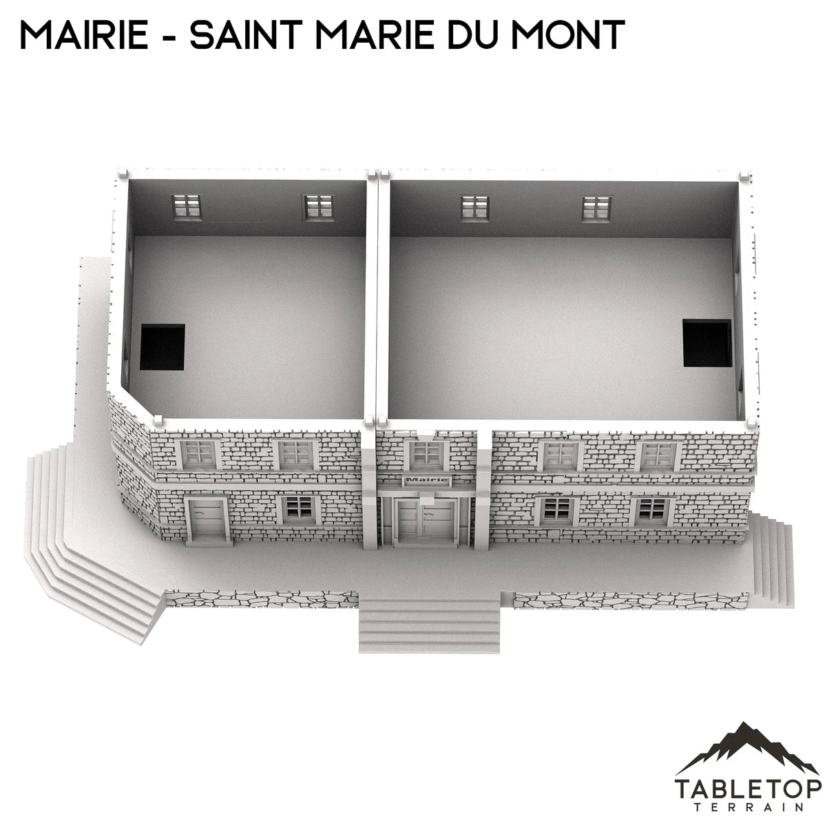 Tabletop Terrain Building Mairie - Saint Marie du Mont