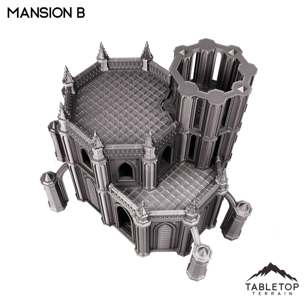 Tabletop Terrain Building Mansion B - Emerita, Imperial Suburbs