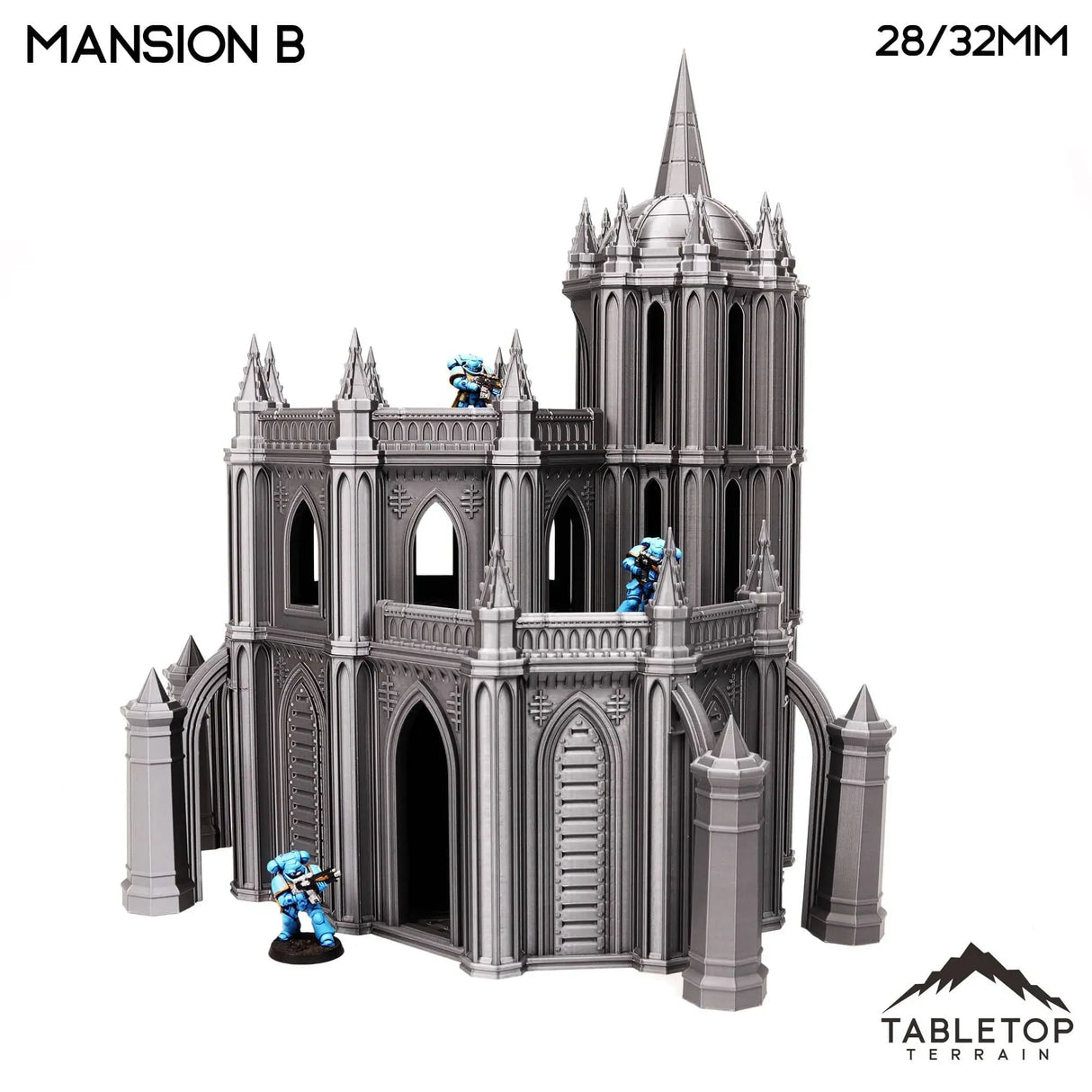 Tabletop Terrain Building Mansion B - Emerita, Imperial Suburbs
