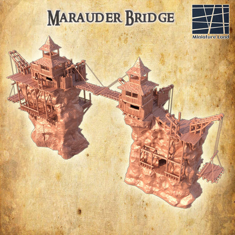 Tabletop Terrain Building Marauder Bridge Cliff