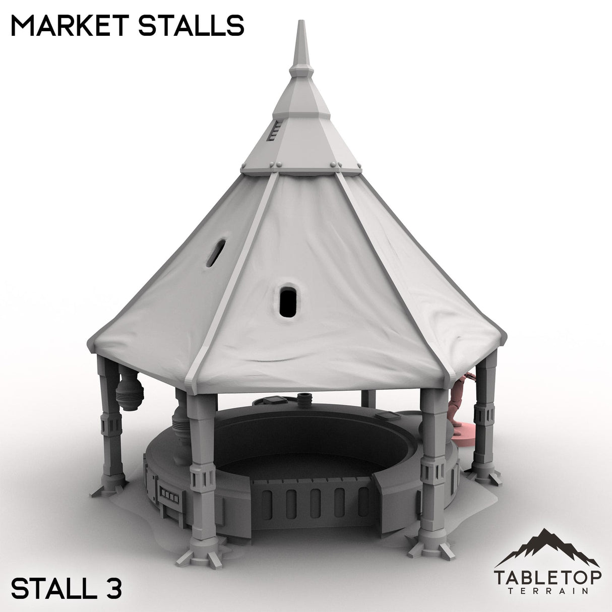 Tabletop Terrain Building Market Stalls