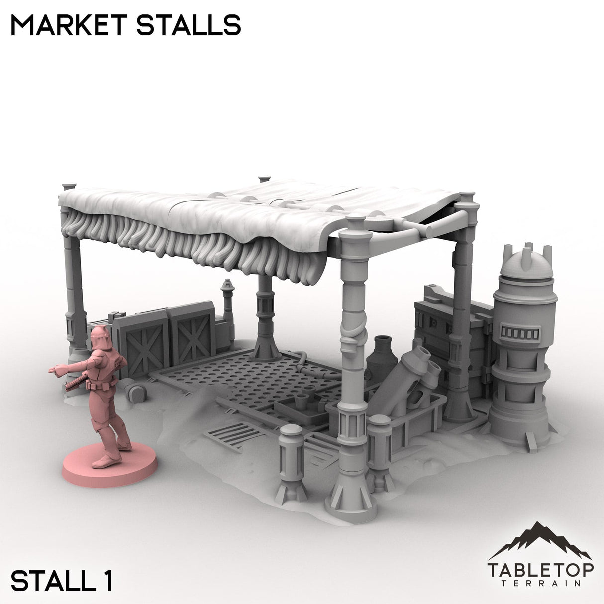 Tabletop Terrain Building Market Stalls