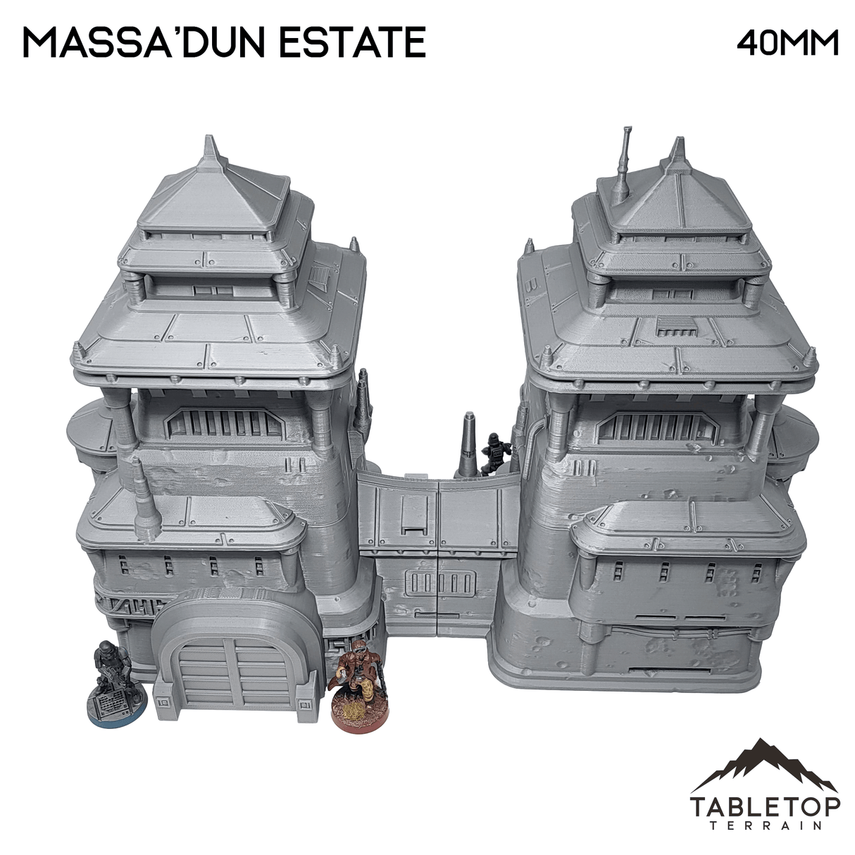 Tabletop Terrain Building Massa'Dun Estate