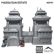 Tabletop Terrain Building Massa'Dun Estate