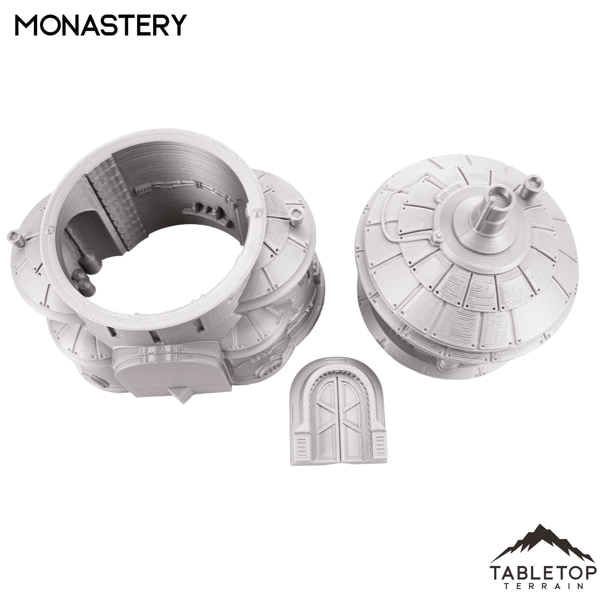 Tabletop Terrain Building Massa'Dun Monastery