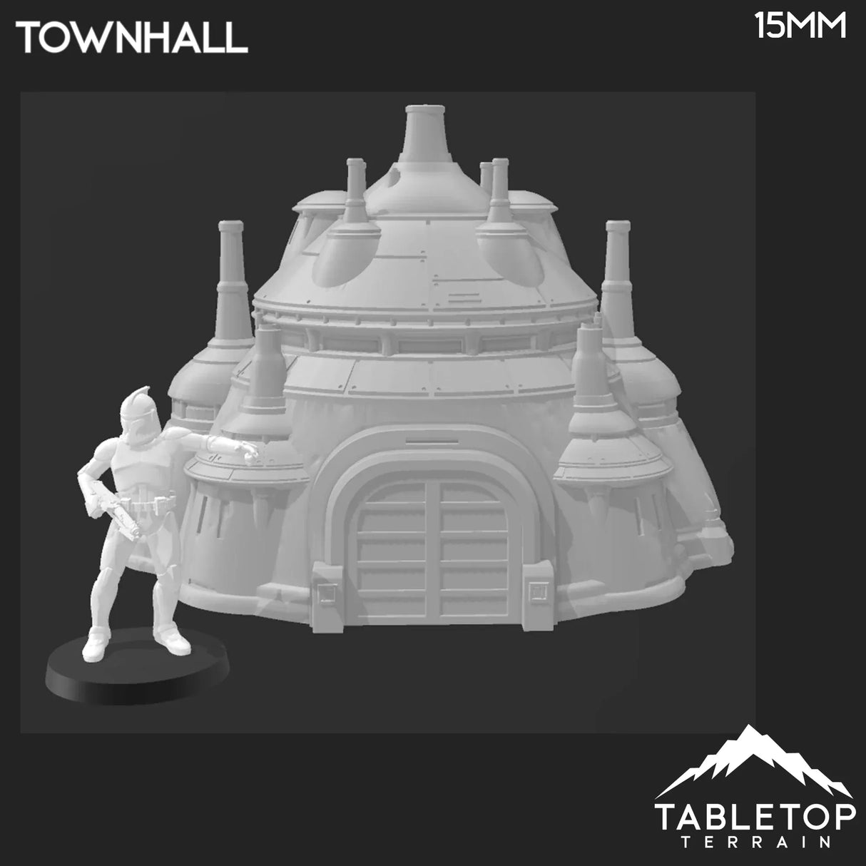 Tabletop Terrain Building Massa'Dun Townhall