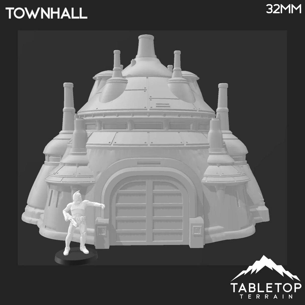 Tabletop Terrain Building Massa'Dun Townhall