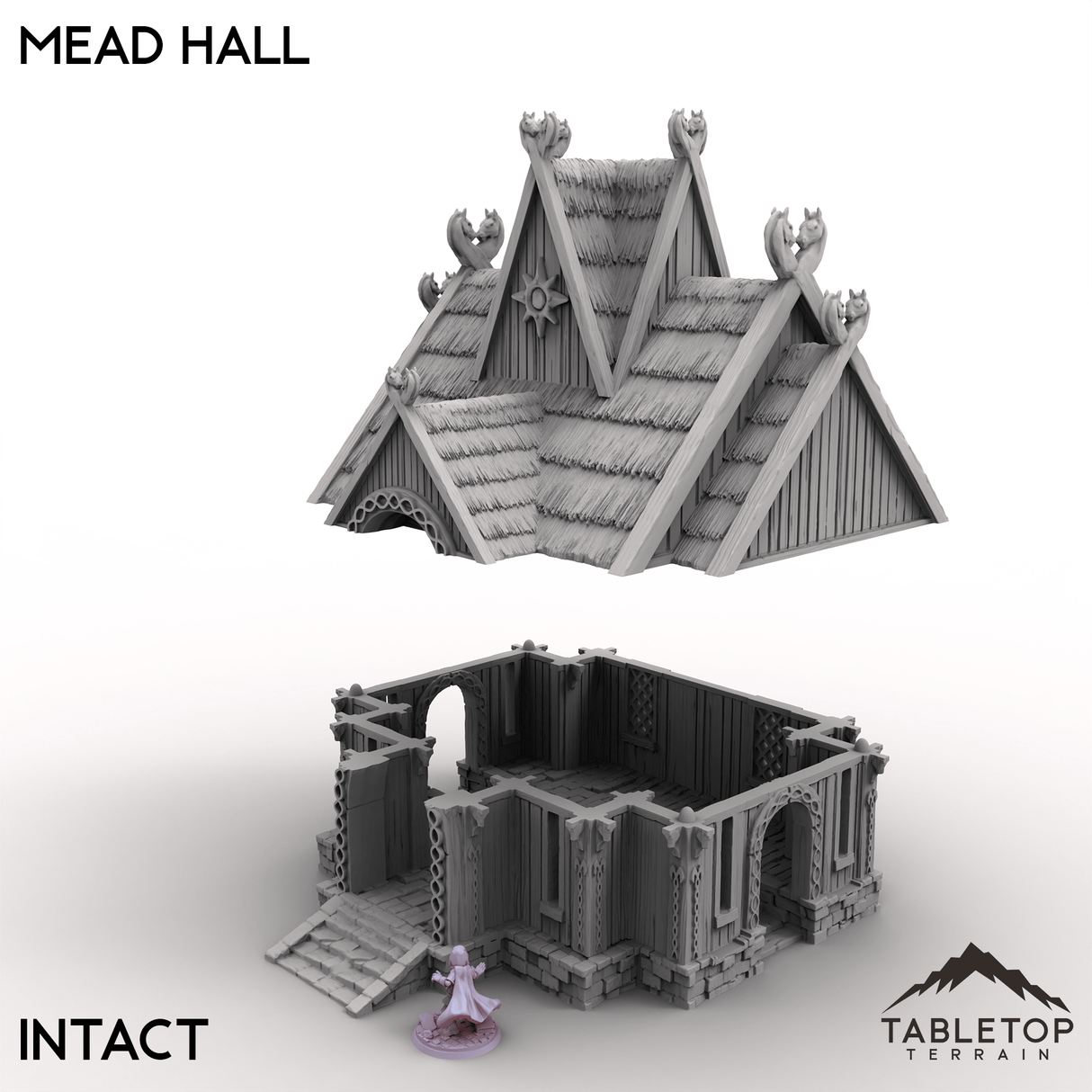 Tabletop Terrain Building Mead Hall - Kingdom of Saxonia