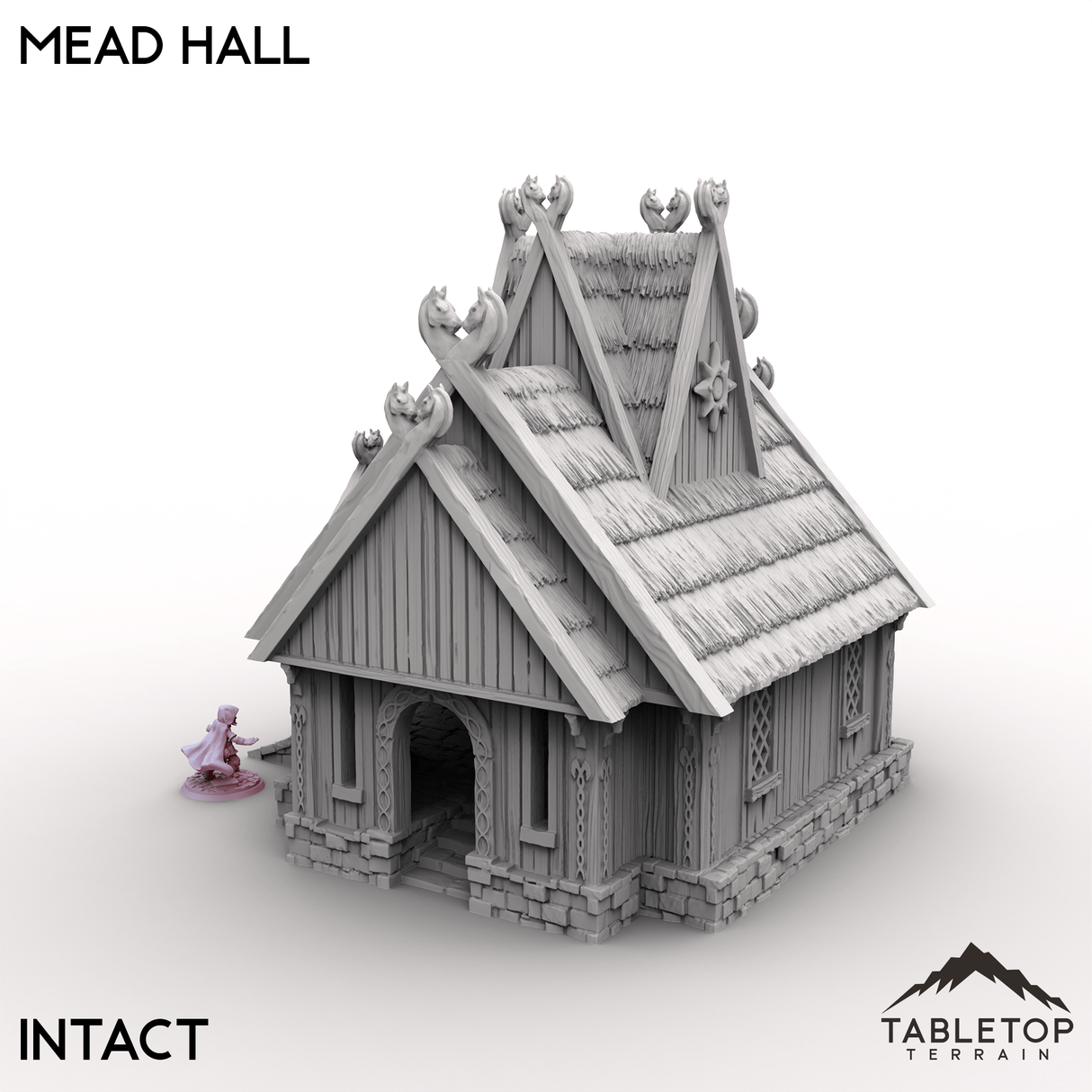 Tabletop Terrain Building Mead Hall - Kingdom of Saxonia