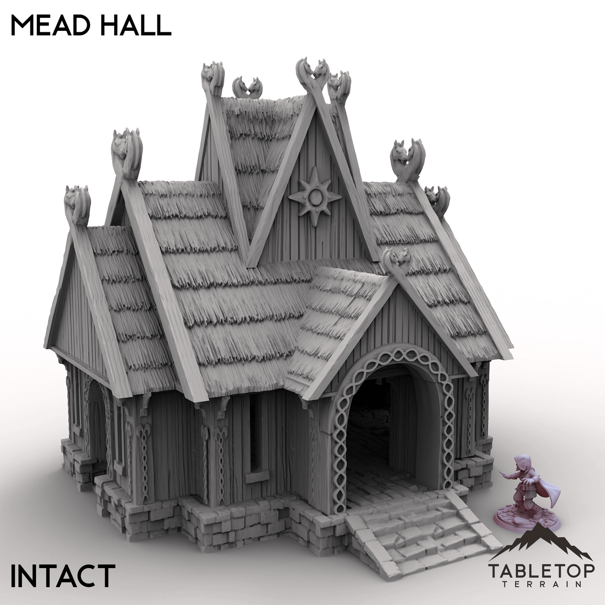 Tabletop Terrain Building Mead Hall - Kingdom of Saxonia