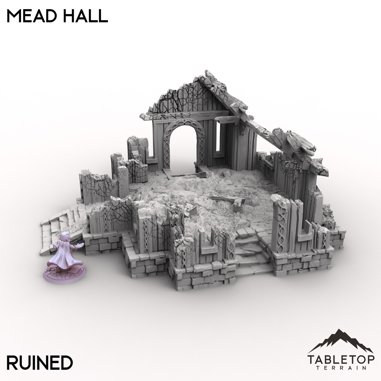 Tabletop Terrain Building Mead Hall - Kingdom of Saxonia