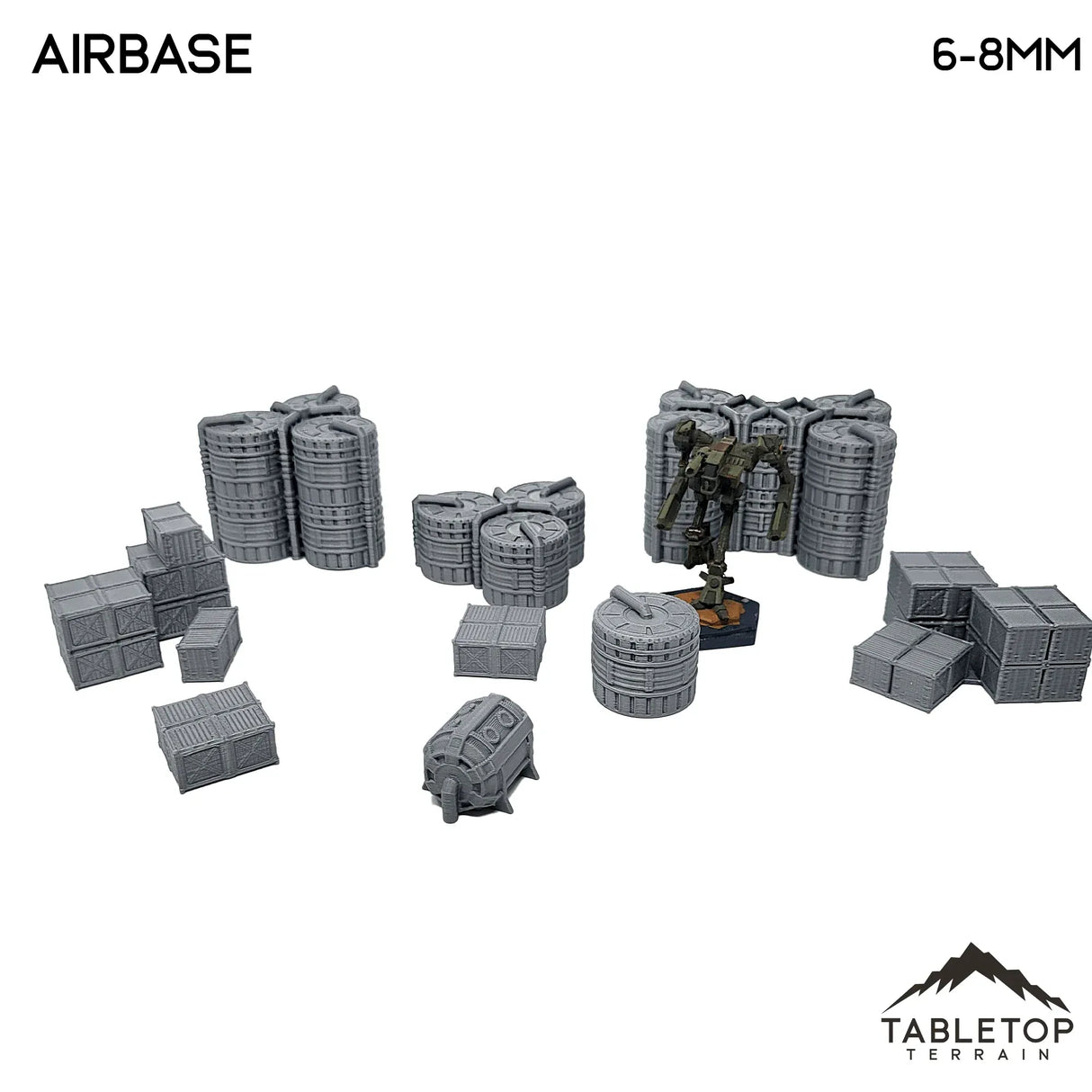 Tabletop Terrain Building Mecha City Airbase