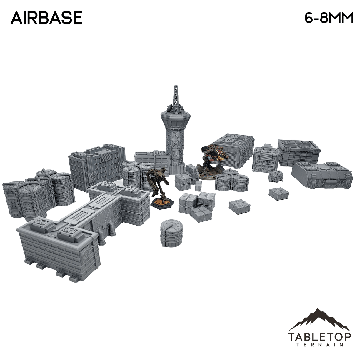 Tabletop Terrain Building Mecha City Airbase