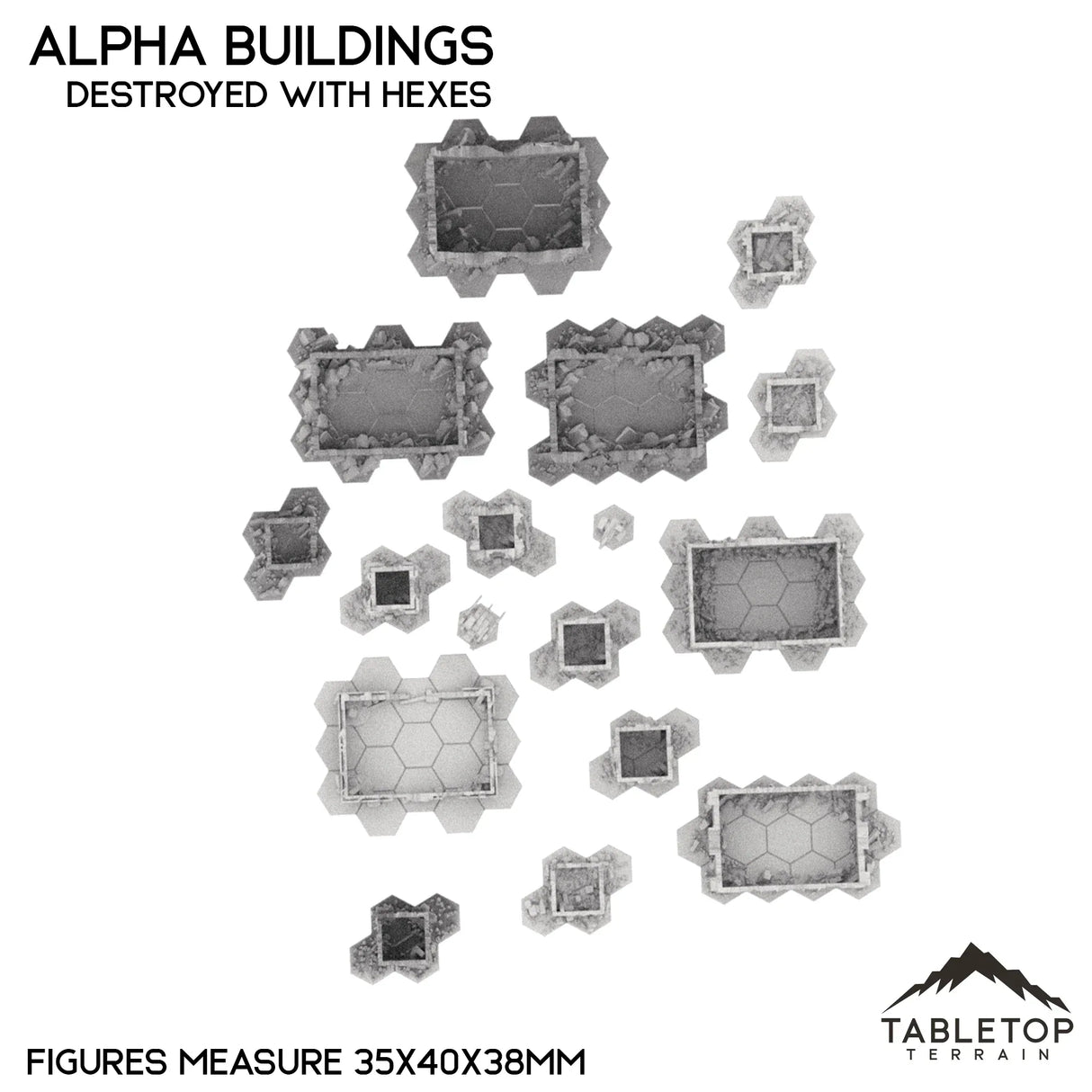 Tabletop Terrain Building Mecha City Alpha Buildings