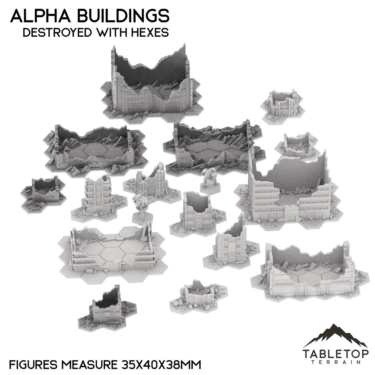 Tabletop Terrain Building Mecha City Alpha Buildings