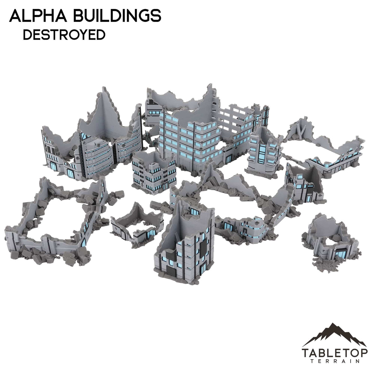 Tabletop Terrain Building Mecha City Alpha Buildings