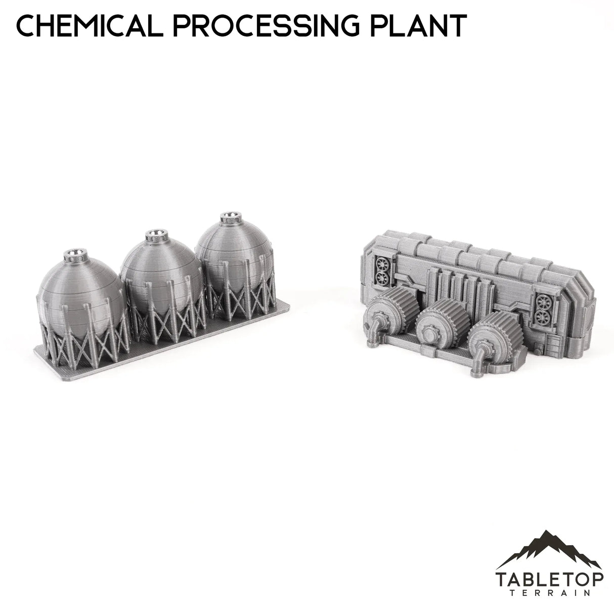 Tabletop Terrain Building Mecha City Chemical Processing Plant