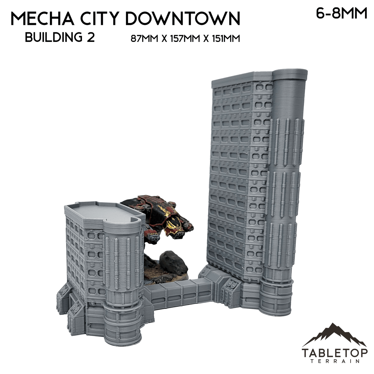 Tabletop Terrain Building Mecha City Downtown Buildings - Bundle 1